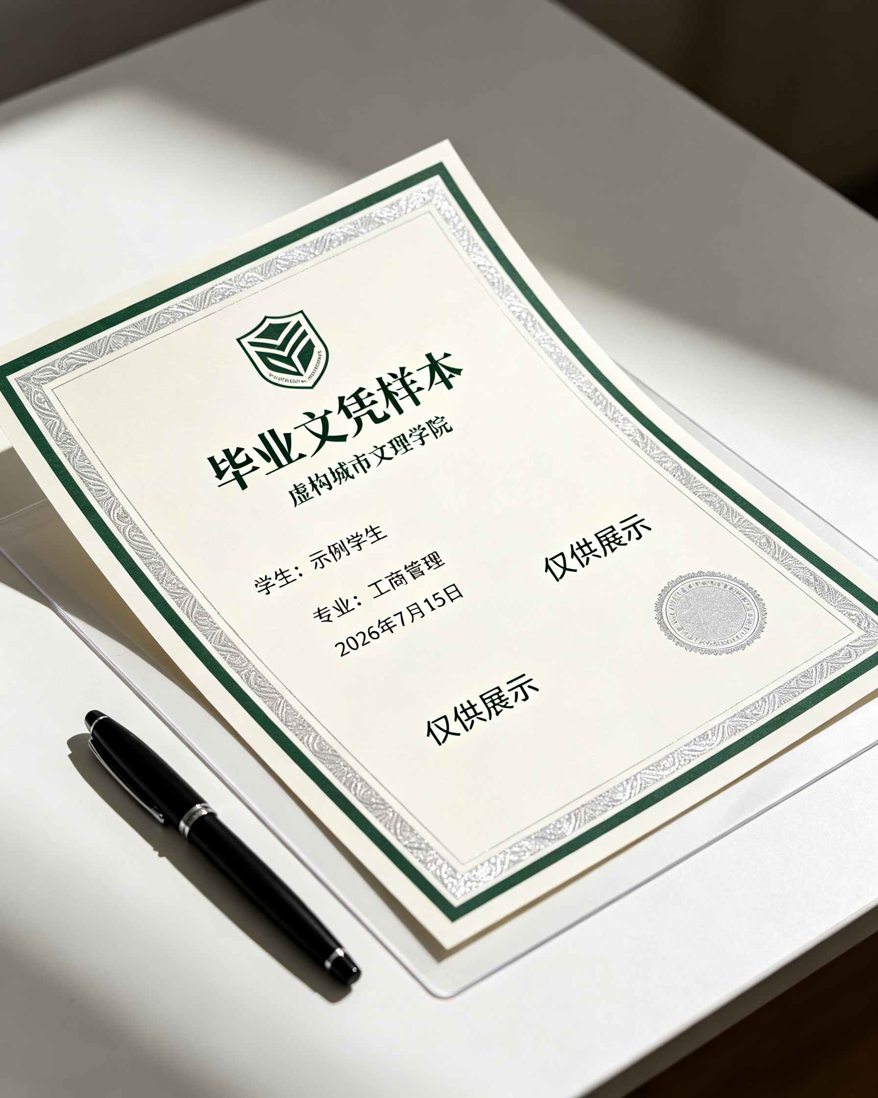 证件制作实物赏析,精细工艺提升证书质感